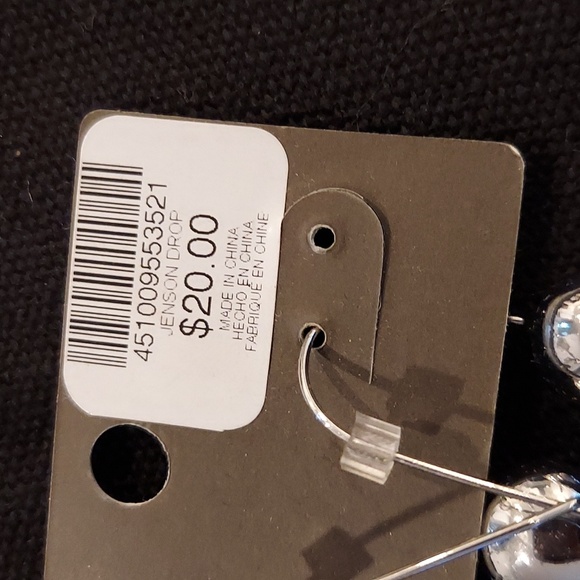 NWT Sikver drop earring with stone | - Picture 2 of 4